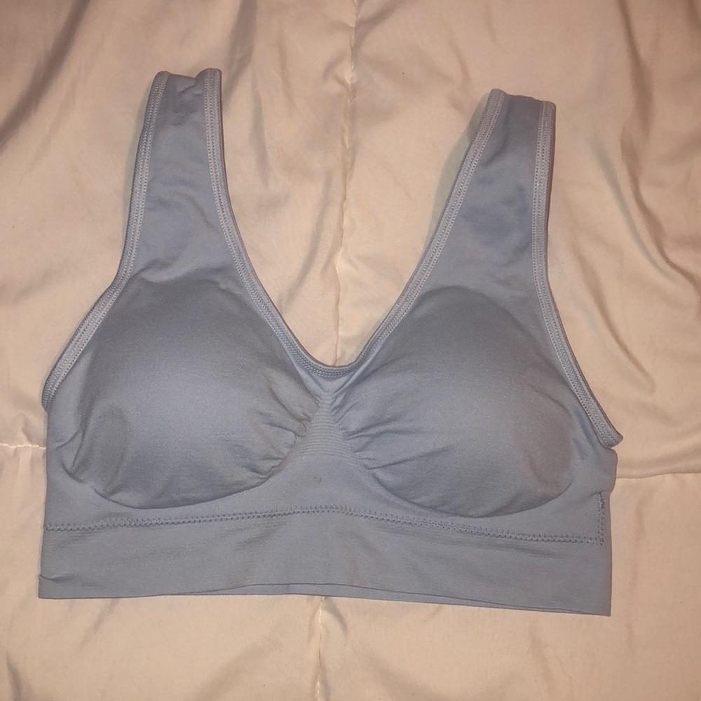 Spandex and nylon sports bra